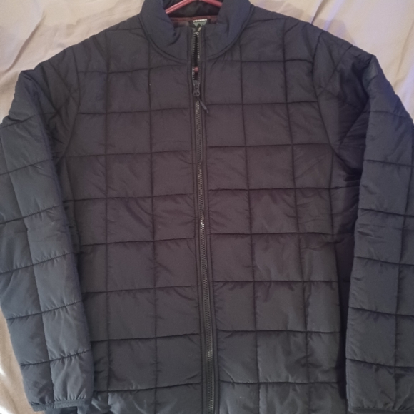 Men's Voyager Water Resistant Fleece Lined Puffer Jacket Small Black. - Picture 1 of 9